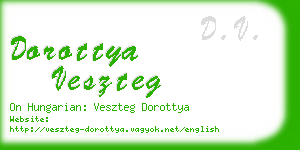 dorottya veszteg business card